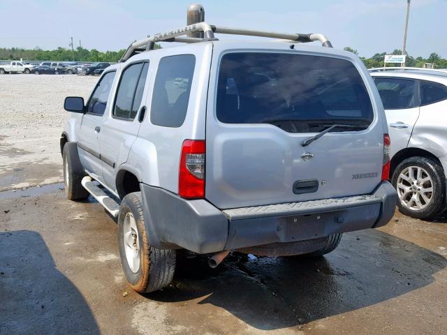 5N1ED28TX1C592345 - 2001 NISSAN XTERRA XE SILVER photo 3