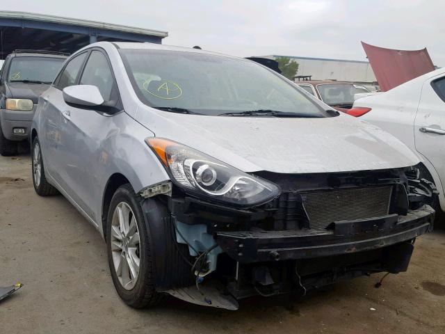 KMHD35LH2EU201188 - 2014 HYUNDAI ELANTRA GT SILVER photo 1