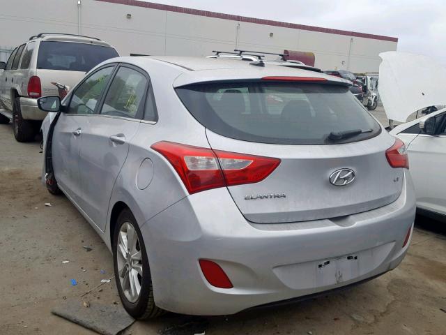 KMHD35LH2EU201188 - 2014 HYUNDAI ELANTRA GT SILVER photo 3