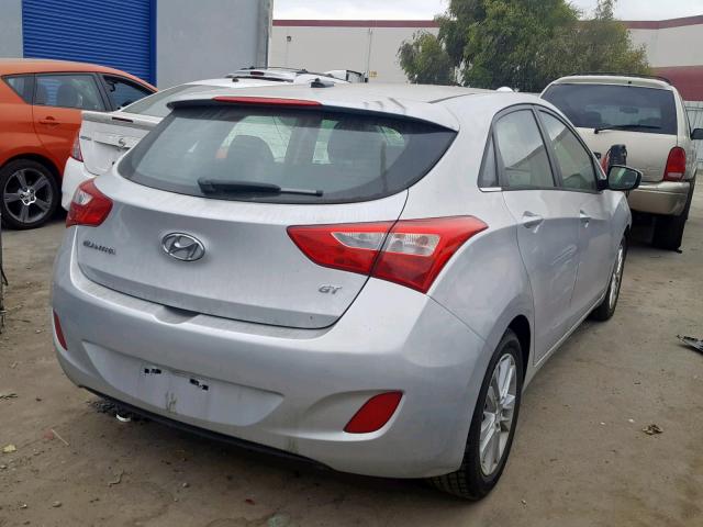 KMHD35LH2EU201188 - 2014 HYUNDAI ELANTRA GT SILVER photo 4