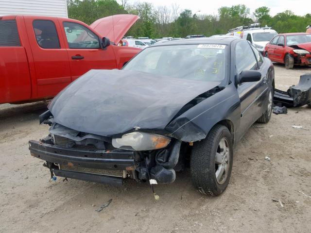 1G1JF12F157152340 - 2005 CHEVROLET CAVALIER L BLACK photo 2