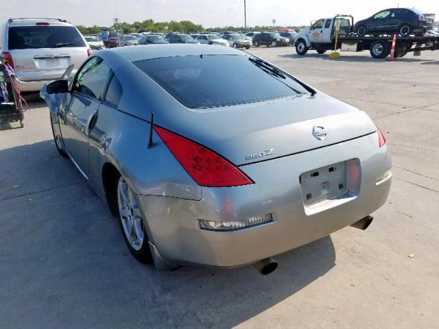 JN1AZ34D76M330666 - 2006 NISSAN 350Z COUPE GRAY photo 3