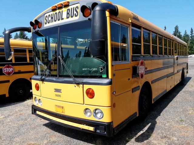 1T7YU4C2X41141740 - 2004 THOMAS SCHOOL BUS YELLOW photo 2