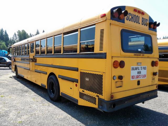 1T7YU4C2X41141740 - 2004 THOMAS SCHOOL BUS YELLOW photo 3