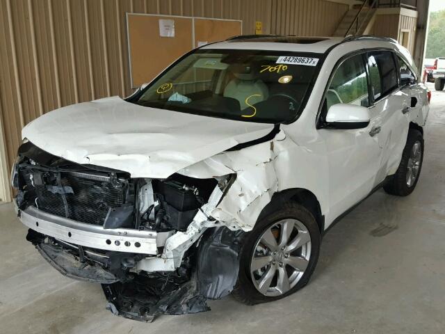 5FRYD3H9XGB008967 - 2016 ACURA MDX თეთრი ფოტო 2