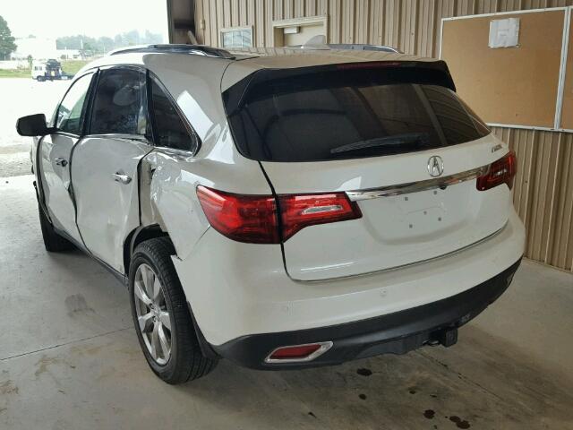 5FRYD3H9XGB008967 - 2016 ACURA MDX თეთრი ფოტო 3