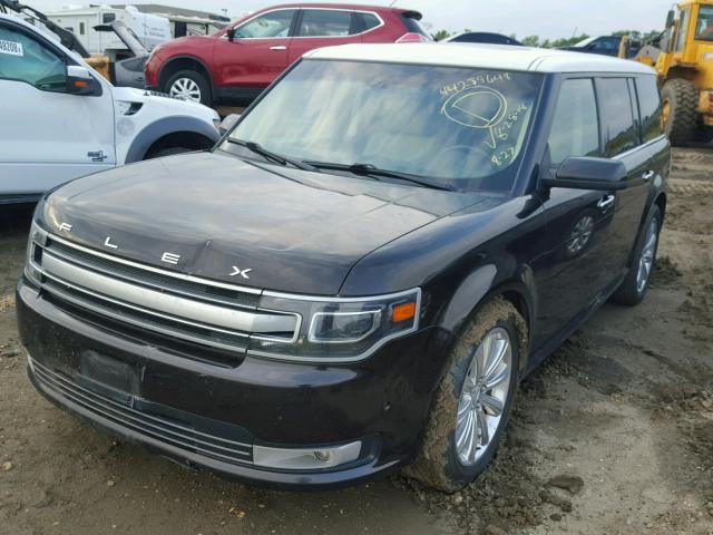 2FMHK6DT7DBD23028 - 2013 FORD FLEX LIMIT BLACK photo 2