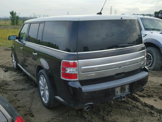 2FMHK6DT7DBD23028 - 2013 FORD FLEX LIMIT BLACK photo 3