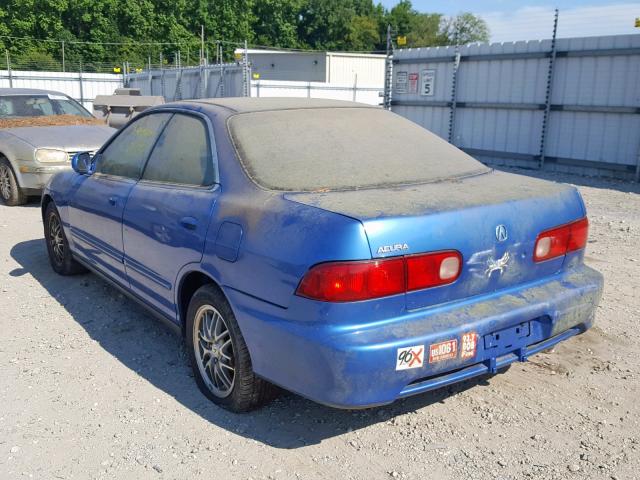 JH4DB7659YS000956 - 2000 ACURA INTEGRA LS BLUE photo 3