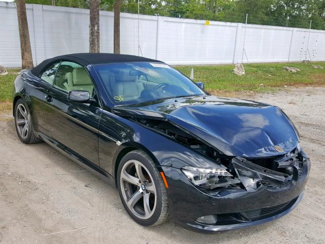 WBAEB53548CX61478 - 2008 BMW 650 I BLACK photo 1