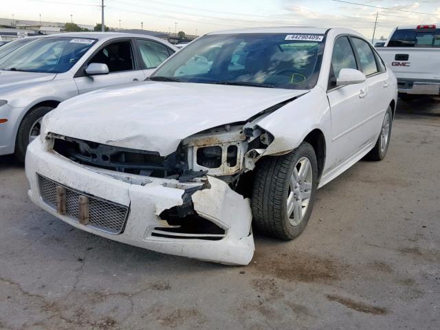 2G1WG5E30C1219984 - 2012 CHEVROLET IMPALA LT WHITE photo 2