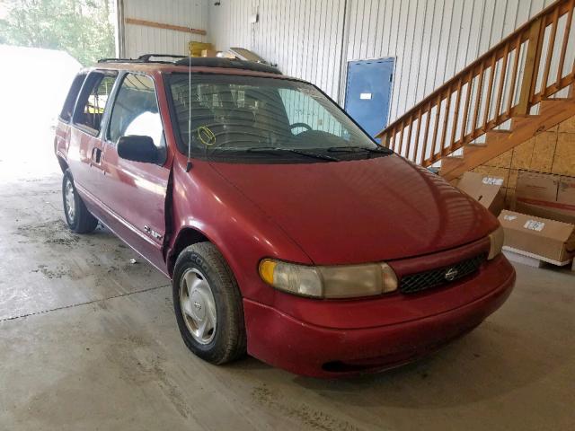 4N2DN11W3TD835712 - 1996 NISSAN QUEST XE RED photo 1