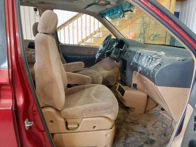 4N2DN11W3TD835712 - 1996 NISSAN QUEST XE RED photo 5