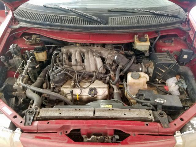 4N2DN11W3TD835712 - 1996 NISSAN QUEST XE RED photo 7