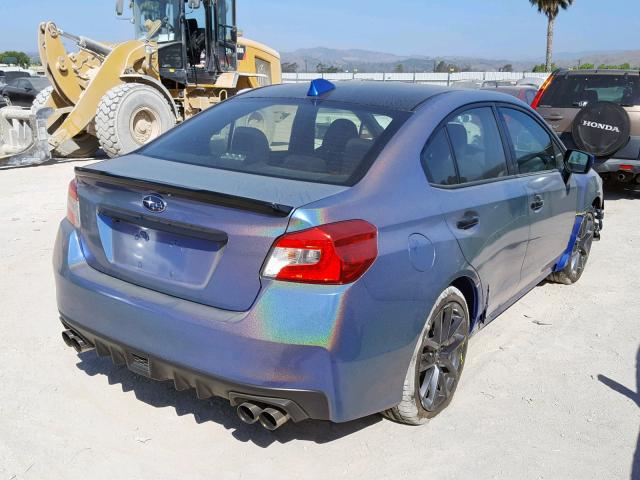 JF1VA1C63K9816603 - 2019 SUBARU WRX PREMIU BLUE photo 4