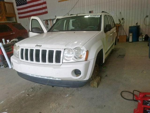 1J8GR48K37C521619 - 2007 JEEP GRAND CHER WHITE photo 9