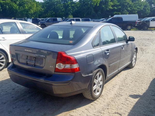 YV1MS390772267905 - 2007 VOLVO S40 2.4I GRAY photo 4