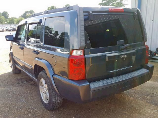 1J8HH48N36C357076 - 2006 JEEP COMMANDER 蓝色 照片 3