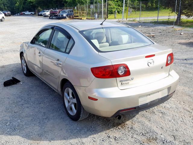 JM1BK32FX61455091 - 2006 MAZDA 3 I TAN photo 3