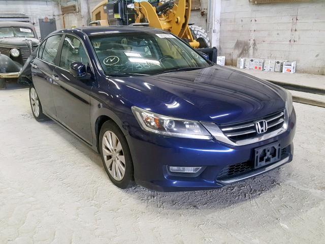 1HGCR2F80DA096094 - 2013 HONDA ACCORD EXL BLUE photo 1