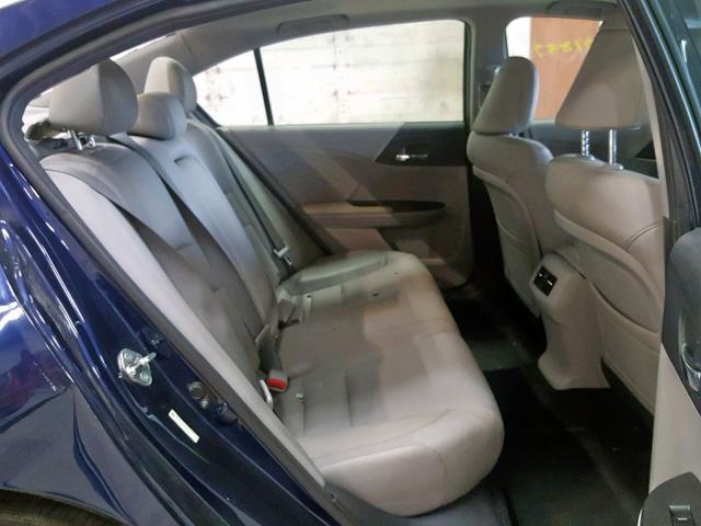 1HGCR2F80DA096094 - 2013 HONDA ACCORD EXL BLUE photo 6