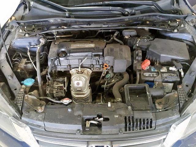 1HGCR2F80DA096094 - 2013 HONDA ACCORD EXL BLUE photo 7