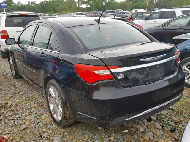 1C3CCBBB0DN656176 - 2013 CHRYSLER 200 TOURIN BLACK photo 3