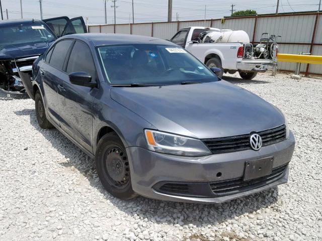 3VW2K7AJ4BM068575 - 2011 VOLKSWAGEN JETTA BASE GRAY photo 1