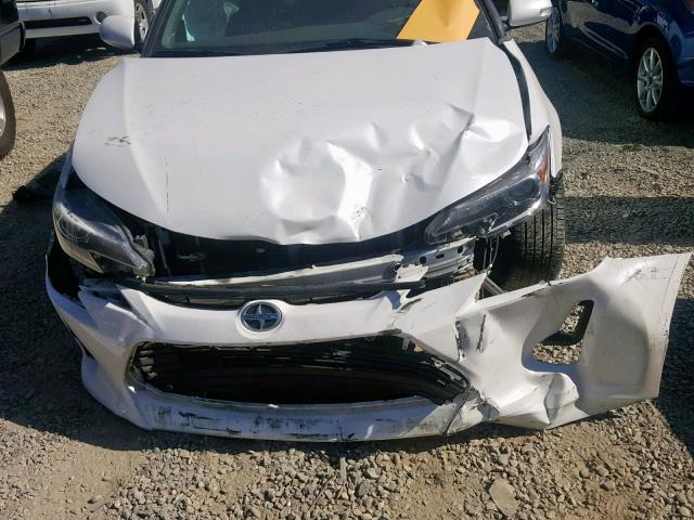 JTKJF5C74FJ013113 - 2015 TOYOTA SCION TC თეთრი ფოტო 9