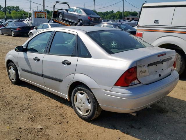 1FAFP33P83W158352 - 2003 FORD FOCUS LX SILVER photo 3