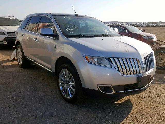 2LMDJ8JK9BBJ04632 - 2011 LINCOLN MKX SILVER photo 1