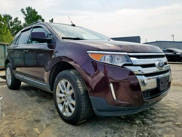 2FMDK4KC9BBA82656 - 2011 FORD EDGE LIMIT BURGUNDY photo 1