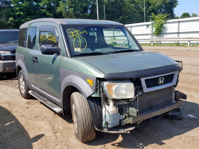 5J6YH28514L010543 - 2004 HONDA ELEMENT EX GREEN photo 1