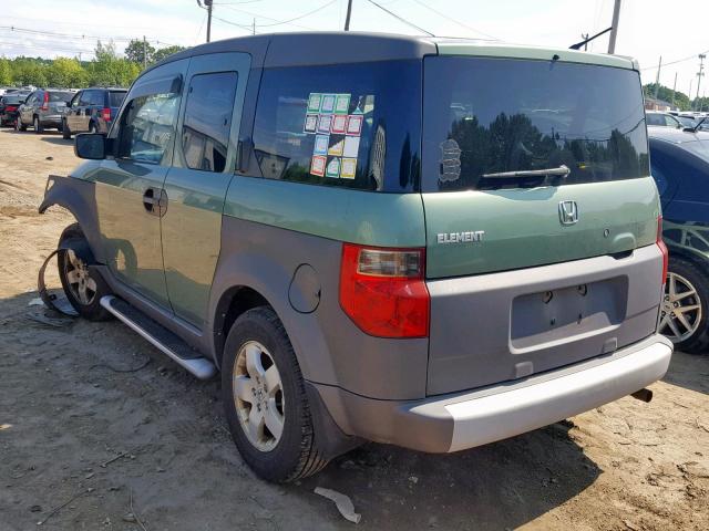 5J6YH28514L010543 - 2004 HONDA ELEMENT EX GREEN photo 3