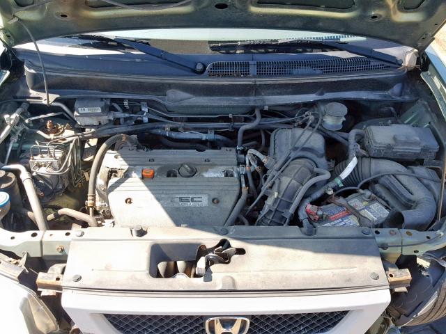 5J6YH28514L010543 - 2004 HONDA ELEMENT EX GREEN photo 7