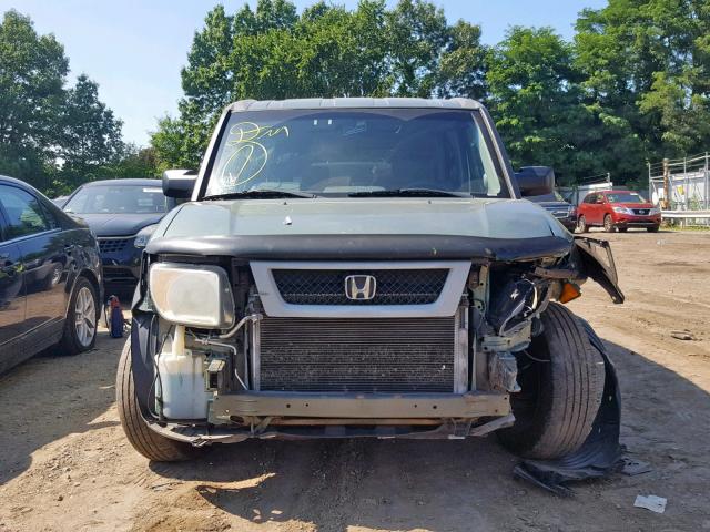 5J6YH28514L010543 - 2004 HONDA ELEMENT EX GREEN photo 9