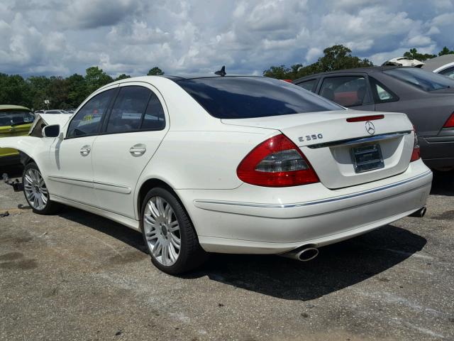 WDBUF56X48B346875 - 2008 MERCEDES-BENZ E 350 WHITE photo 3