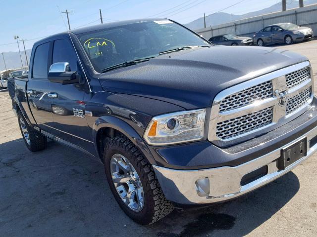 1C6RR7VT4JS152093 - 2018 RAM 1500 LARAM BLACK photo 1