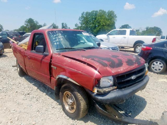 1FTYR10C1WUA36631 - 1998 FORD RANGER RED photo 1