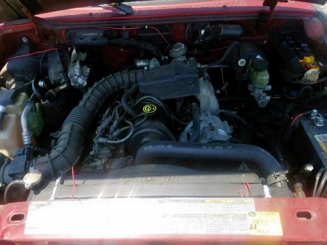 1FTYR10C1WUA36631 - 1998 FORD RANGER RED photo 7