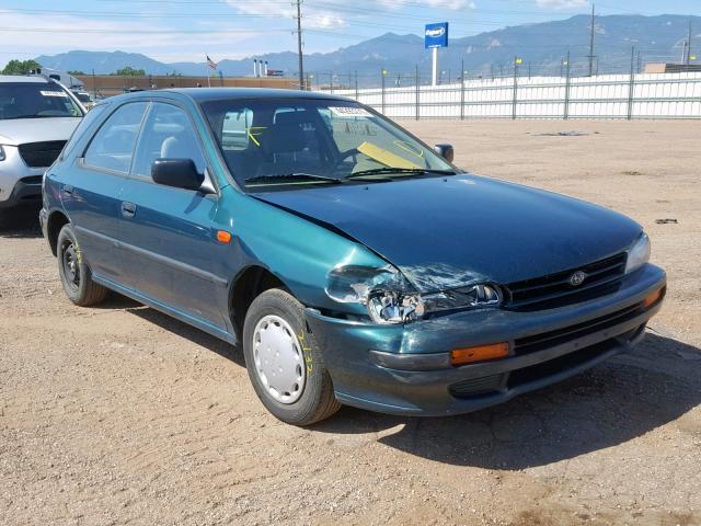 JF1GF244XPB808317 - 1993 SUBARU IMPREZA L GREEN photo 1