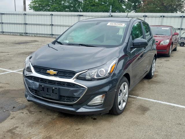 KL8CB6SA9KC768909 - 2019 CHEVROLET SPARK LS GRAY photo 2