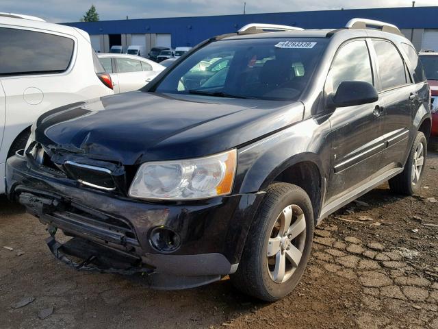 2CKDL63F376093070 - 2007 PONTIAC TORRENT BLACK photo 2