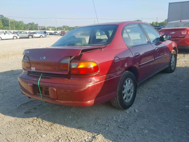 1G1ND52F04M558480 - 2004 CHEVROLET CLASSIC MAROON photo 4