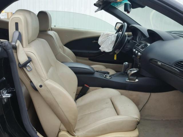 WBAEK13476CN79514 - 2006 BMW 650 I BLACK photo 5