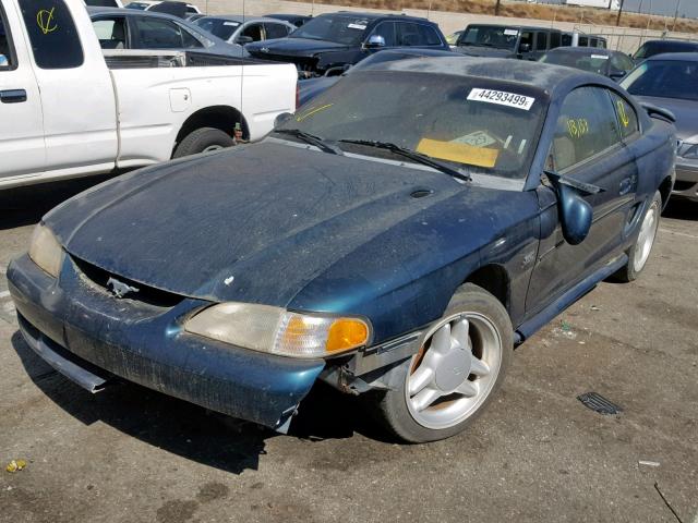 1FALP42T8RF197409 - 1994 FORD MUSTANG GT GREEN photo 2