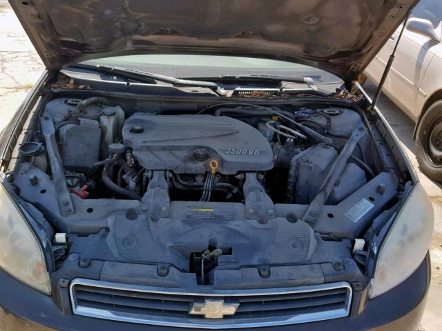 2G1WT58K789274889 - 2008 CHEVROLET IMPALA LT BROWN photo 7