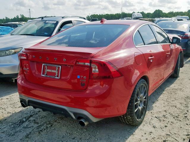 YV1902TS3F1352289 - 2015 VOLVO S60 PLATIN RED photo 4