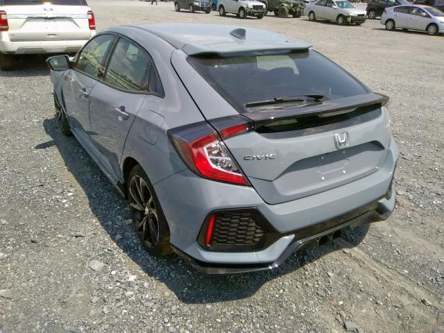 SHHFK7G43HU217639 - 2017 HONDA CIVIC SPOR GRAY photo 3