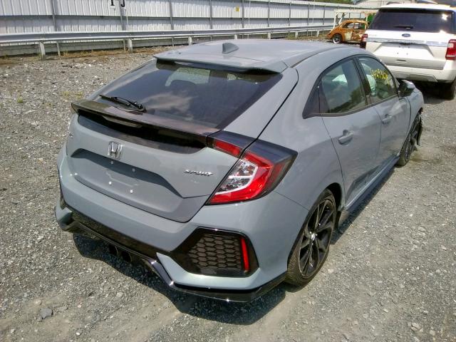 SHHFK7G43HU217639 - 2017 HONDA CIVIC SPOR GRAY photo 4